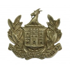 Gateshead Borough Police Small Coat of Arms Helmet Plate
