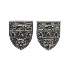 Pair of West Mercia Constabulary Collar Badges