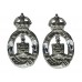 Pair of Blackpool Police Collar Badges - King's Crown