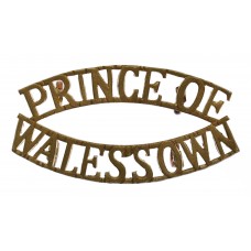 Prince of Wales's Own Regiment of Yorkshire (PRINCE OF / WALES'S OWN) Shoulder Title