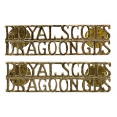 Pair of Royal Scots Dragoon Guards (ROYAL SCOTS / DRAGOON GDS) An