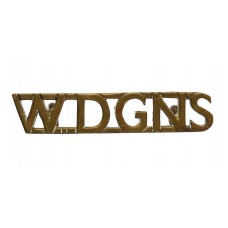 Westminster Dragoons (W.DGNS) Shoulder Title
