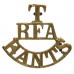 Hampshire Territorials Royal Field Artillery (T/RFA/HANTS) Shoulder Title