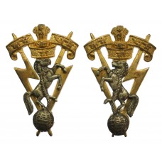 Pair of Indian Army Electrical & Mechanical Engineers Collar Badges (Post 1947)