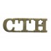 South African Cape Town Highlanders (C.T.H.) Shoulder Title