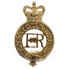 EIIR Household Cavalry Anodised (Staybrite) Cap Badge