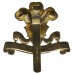 10th Royal Hussars Anodised (Staybrite) Cap Badge