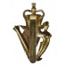 Ulster Defence Regiment (U.D.R.) Anodised (Staybrite) Cap Badge