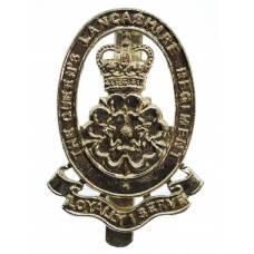 Queen's Lancashire Regiment Anodised (Staybrite) Cap Badge 