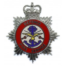 Defence Fire Service Cap Badge - Queen's Crown