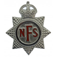 National Fire Service (N.F.S.) Cap Badge - King's Crown