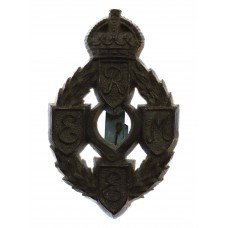 Royal Electrical & Mechanical Engineers (R.E.M.E.) WW2 Plastic Economy Cap Badge