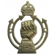 Royal Armoured Corps (R.A.C.) Cap Badge - King's Crown