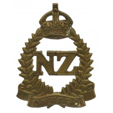 New Zealand Expeditionary Force (N.Z.E.F.) Cap Badge - King's Crown