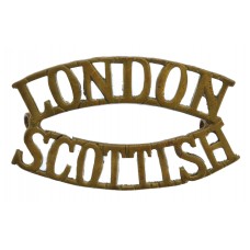 14th County of London Bn. London Regiment (LONDON/SCOTTISH) Shoulder Title