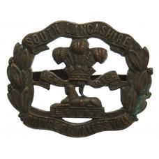 South Lancashire Regiment Officer's Service Dress Cap Badge