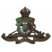 Royal Artillery Officer's Service Dress Cap Badge - King's Crown