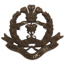 Middlesex Regiment Officer's Service Dress Cap Badge
