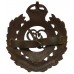 George VI Royal Engineers Officer's Service Dress Cap Badge