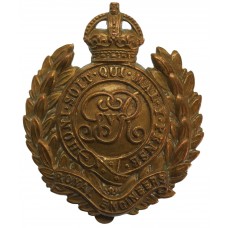 George V Royal Engineers Economy Cap Badge (Non Voided Centre)
