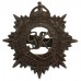 George VI Royal Army Service Corps (R.A.S.C.) Officer's Service Dress Cap Badge 