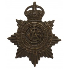 Army Service Corps (A.S.C.) Officer's Service Dress Cap Badge - K