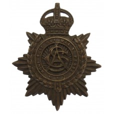 Army Service Corps (A.S.C.) Officer's Service Dress Cap Badge - King's Crown