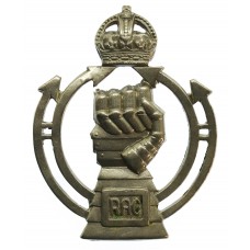 Royal Armoured Corps (R.A.C.) Cap Badge - King's Crown