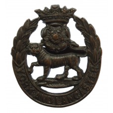 York & Lancaster Regiment Officer's Service Dress Cap Badge