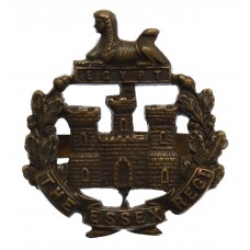 Essex Regiment Officer's Service Dress Cap Badge (circa 1902)