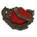 Suffolk Regiment Officer's Service Dress Cap Badge - King's Crown
