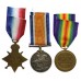 WW1 1914-15 Star Medal Trio - Dvr. W.E. Lane, Royal Artillery