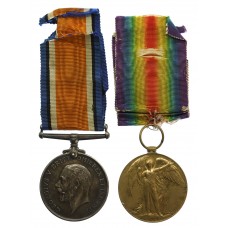 WW1 British War & Victory Medal Pair - Sjt. H. Simms, West Riding Regiment