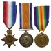 WW1 1914-15 Star Medal Trio - A.Sjt. J.W. French, Army Veterinary Corps