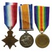 WW1 1914-15 Star Medal Trio - A.Sjt. J.W. French, Army Veterinary Corps