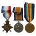 WW1 1914-15 Star Medal Trio - Pte. S. Wigglesworth, 1st/4th (Hallamshire) Bn. York & Lancaster Regiment