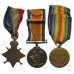 WW1 1914-15 Star Medal Trio - Pte. T.W. Benson, Royal Dublin Fusiliers