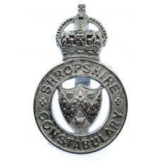 Shropshire Constabulary Cap Badge - King's Crown