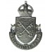 Peterborough City Police Cap Badge - King's Crown