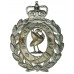 Liverpool City Police Wreath Helmet Plate - Queen's Crown