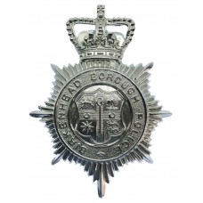 Birkenhead Borough Police Helmet Plate - Queen's Crown