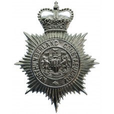 Northumberland Constabulary Helmet Plate - Queen's Crown