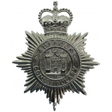 Suffolk Constabulary Helmet Plate - Queen's Crown