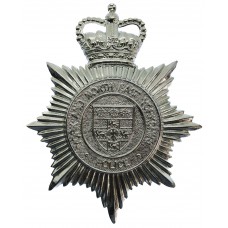 York and North East Yorkshire Police Helmet Plate - Queen's Crown