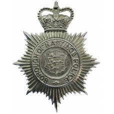 Hastings Borough Police Helmet Plate - Queen's Crown