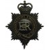 Hertfordshire Constabulary Night Helmet Plate - Queen's Crown