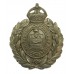 Blackpool Special Constabulary White Metal Wreath Cap Badge - King's Crown