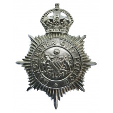 Manchester City Police Helmet Plate - King's Crown