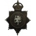 Somersetshire Constabulary Night Helmet Plate - King's Crown