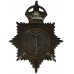 Somersetshire Constabulary Night Helmet Plate - King's Crown